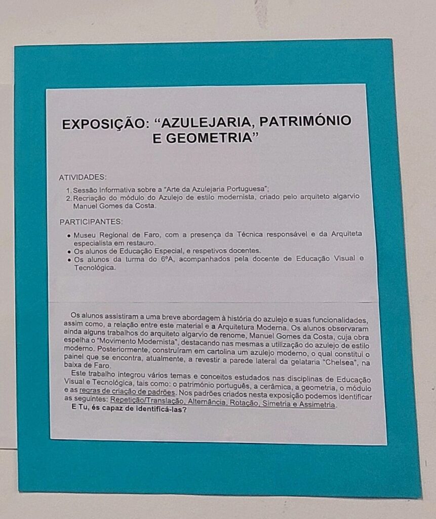 Azulejaria, Património e Geometria