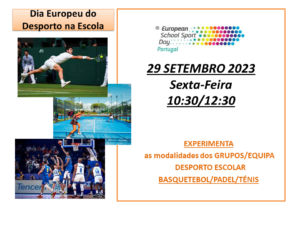 Dia Europeu do Desporto na Escola